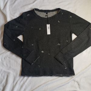 Astars distrsesed/destroyed sweatshirt